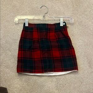 Papo d'Anjo Red and Black Mini Pencil Skirt